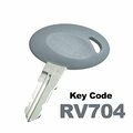 Bauer RV KEY, RV704  , Gray, Egg Shaped, Precut KEY-RV-704